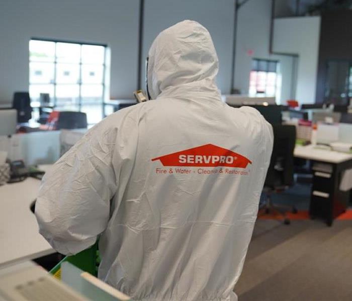 SERVPRO commercial cleaning technician